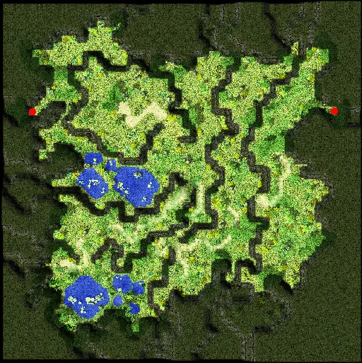 Minimap of Luluka Forest in Umbala