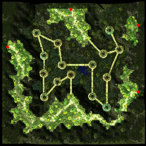 Minimap of Umbala Hoomga Forest