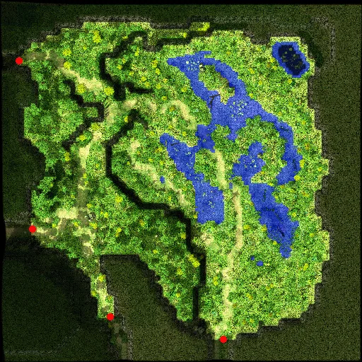 Minimap of Kalala Swamp in Umbala