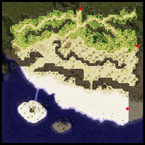 Minimap of Kokomo Beach
