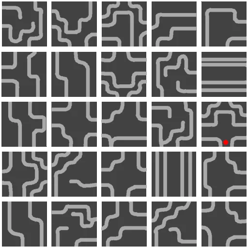 Minimap of Labyrinth Forest 3F