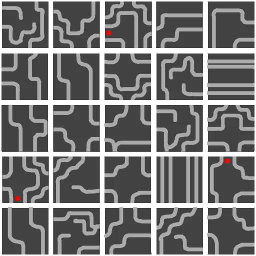 Minimap of Labyrinth Forest 1F