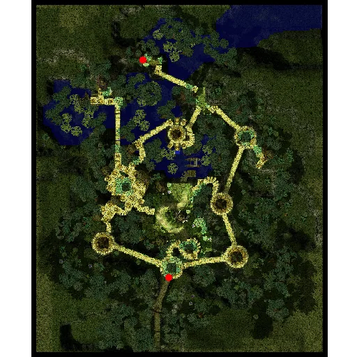 Minimap of Utan Tribe's Village, Umbala