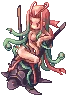 Monster sprite of Medusa