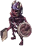Monster sprite of Orc Skeleton