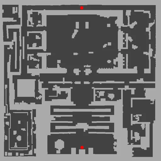 Minimap of Glast Heim Castle 2F