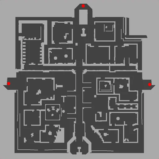 Minimap of Knights Hall 2F