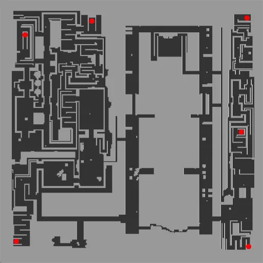 Minimap of Glast Heim Culvert 2F