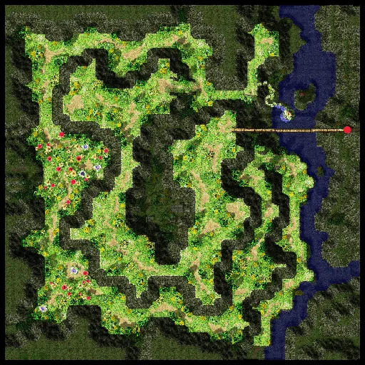 Minimap of Mt. Mjolnir North Side