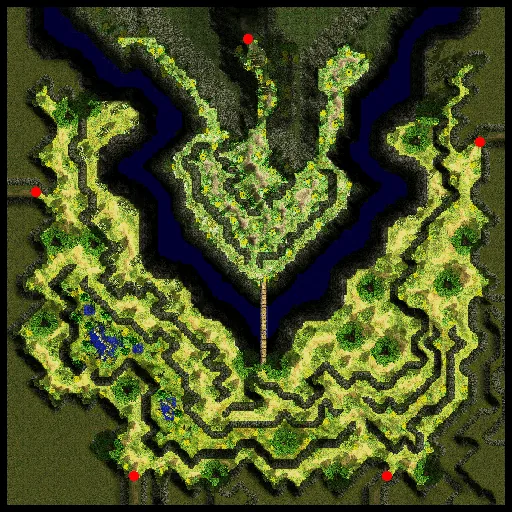 Minimap of Mt. Mjolnir Southern Foot